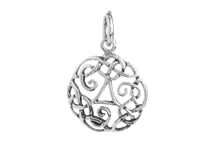 Zarter Schmuck Anhänger - DARIN - 1.5 cm - Keltischer Knoten - Silber Zarter Schmuck Anhänger - DARIN - 1.5 cm - Keltischer Knoten - Silber