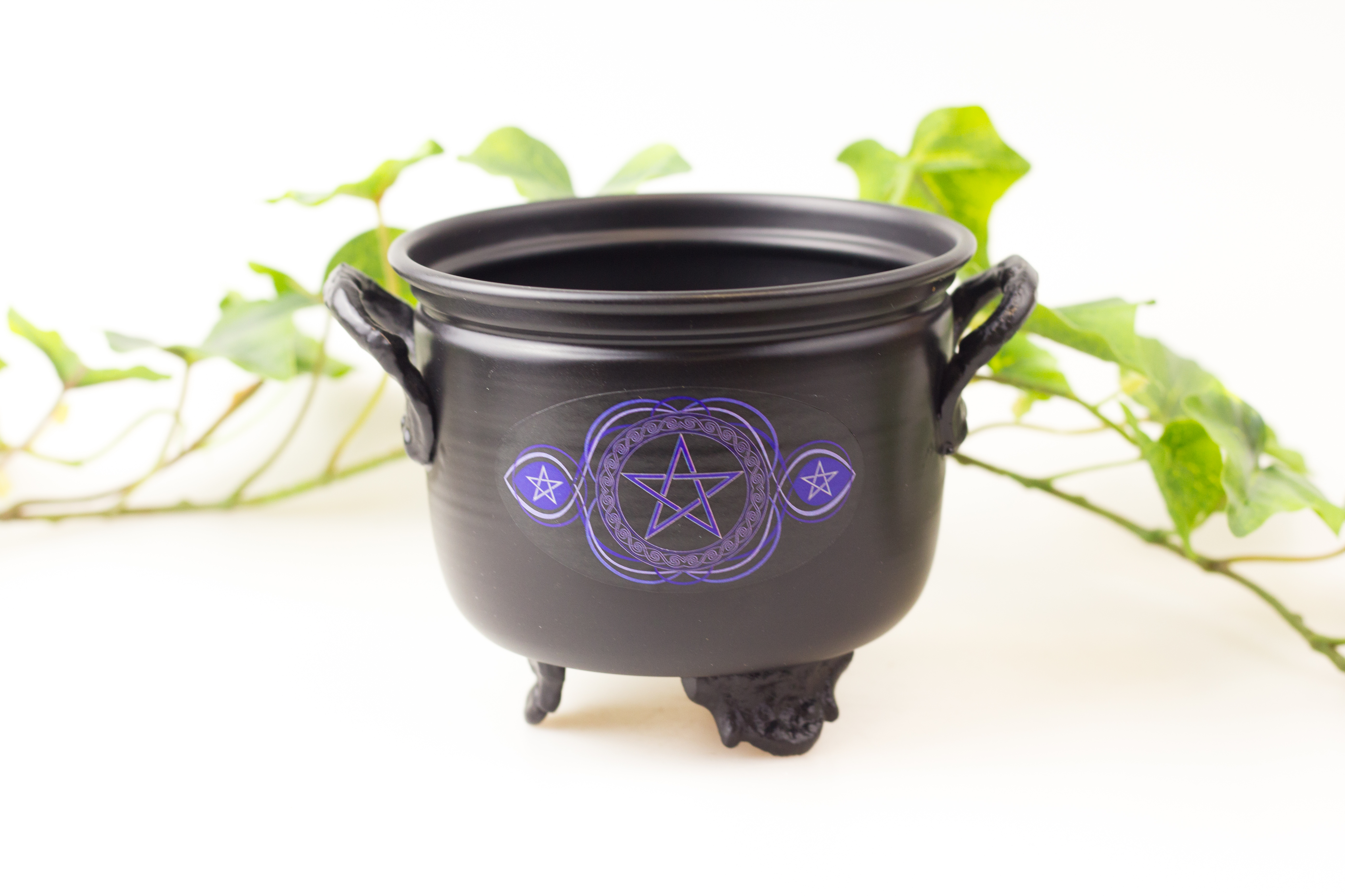 Cauldron (Hexenkessel) blaues Pentagram -- 10x8 cm Cauldron (Hexenkessel) blaues Pentagram -- 10x8 cm