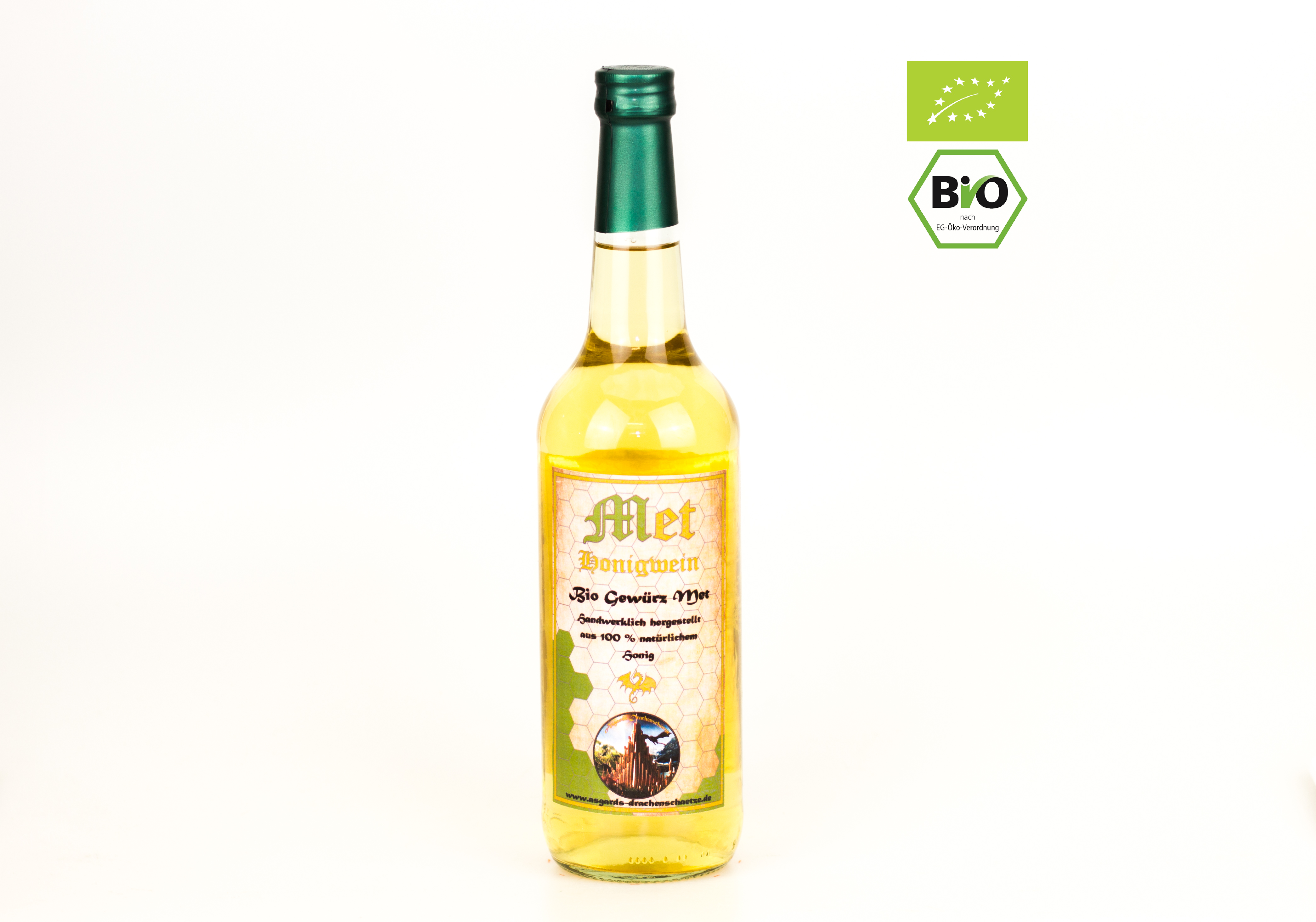 Flasche BIO Gewürz Met / Bio-Honigwein mit Gewürzen, 10 % vol. / 700 ml Flasche BIO Gewürz Met / Bio-Honigwein mit Gewürzen, 10 % vol. / 700 ml