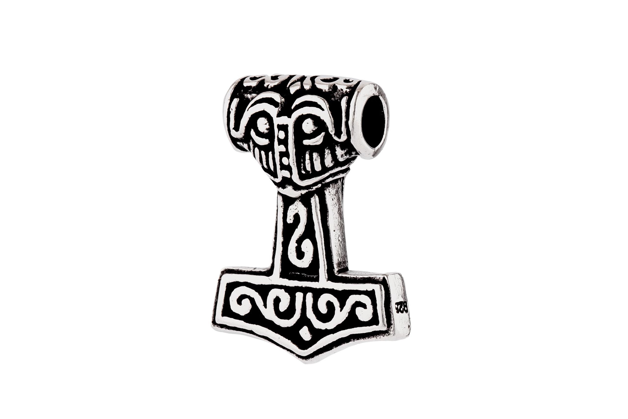 Asatru Anhänger - STEINTHOR - 2,4 cm - Viking Thorshammer - Schmuck Amulett - Vintage Silber Asatru Anhänger - STEINTHOR - 2,4 cm - Viking Thorshammer - Schmuck Amulett - Vintage Silber