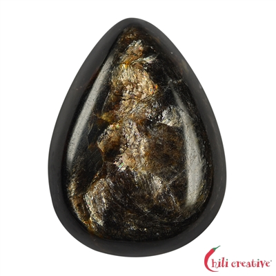 Cabochon Freefrom Muskovit Glimmer groß ca. 25x40 mm Cabochon Freefrom Muskovit Glimmer groß ca. 25x40 mm