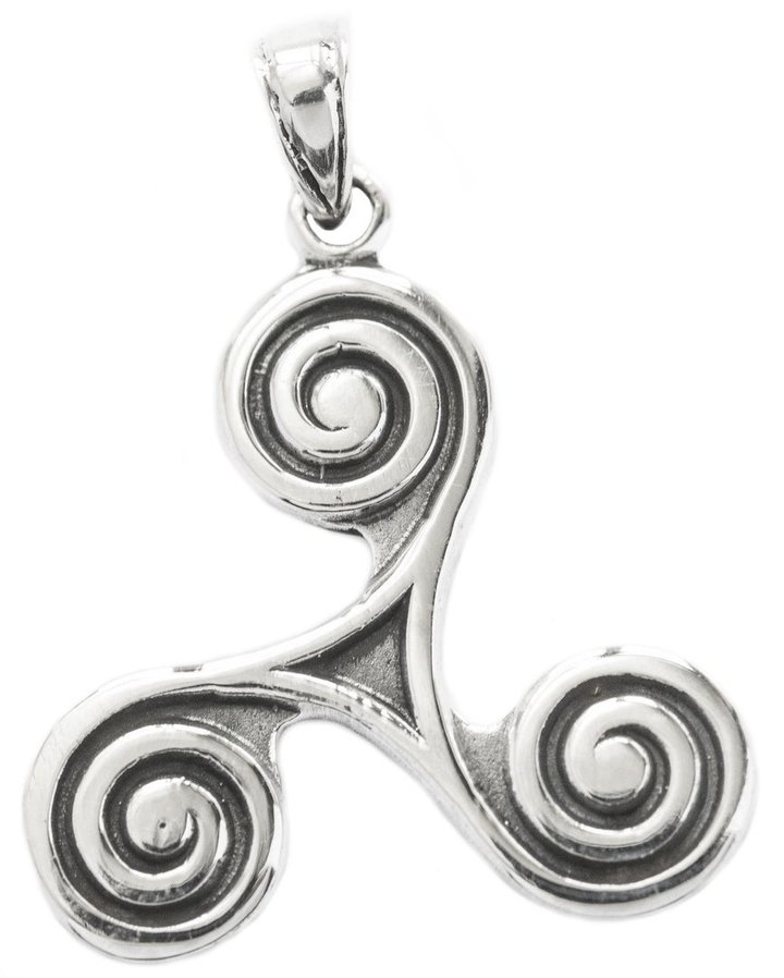 Schmuck Anhänger - DAVINA - Keltische Triskele - Silber Schmuck Anhänger - DAVINA - Keltische Triskele - Silber