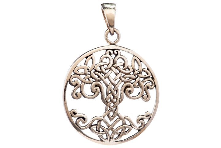 Irischer Anhänger - VARUNA - 3.6 cm - Keltischer Lebensbaum - Bronze Irischer Anhänger - VARUNA - 3.6 cm - Keltischer Lebensbaum - Bronze