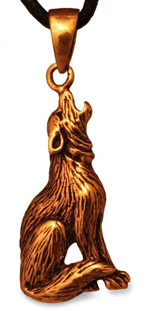 Schmuck Anhänger - KARI - Wolf - Bronze Schmuck Anhänger - KARI - Wolf - Bronze